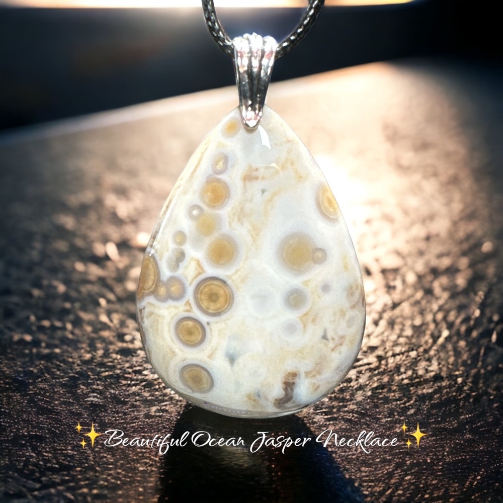 ✨Beautiful Ocean Jasper Necklace✨